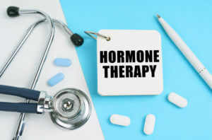 Harmone therapy written on paper